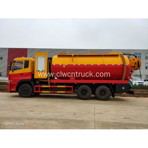 Best Quality DFAC 6X4 15000litres Sewage Vacuum Truck